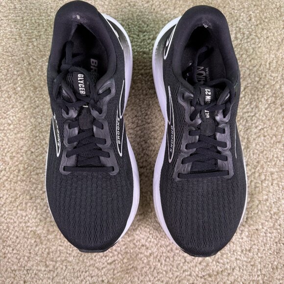Brooks Glycerin GTS 21 Shoes Womens Size 8 Wide Black Running Road DNA Loft - Picture 2 of 12